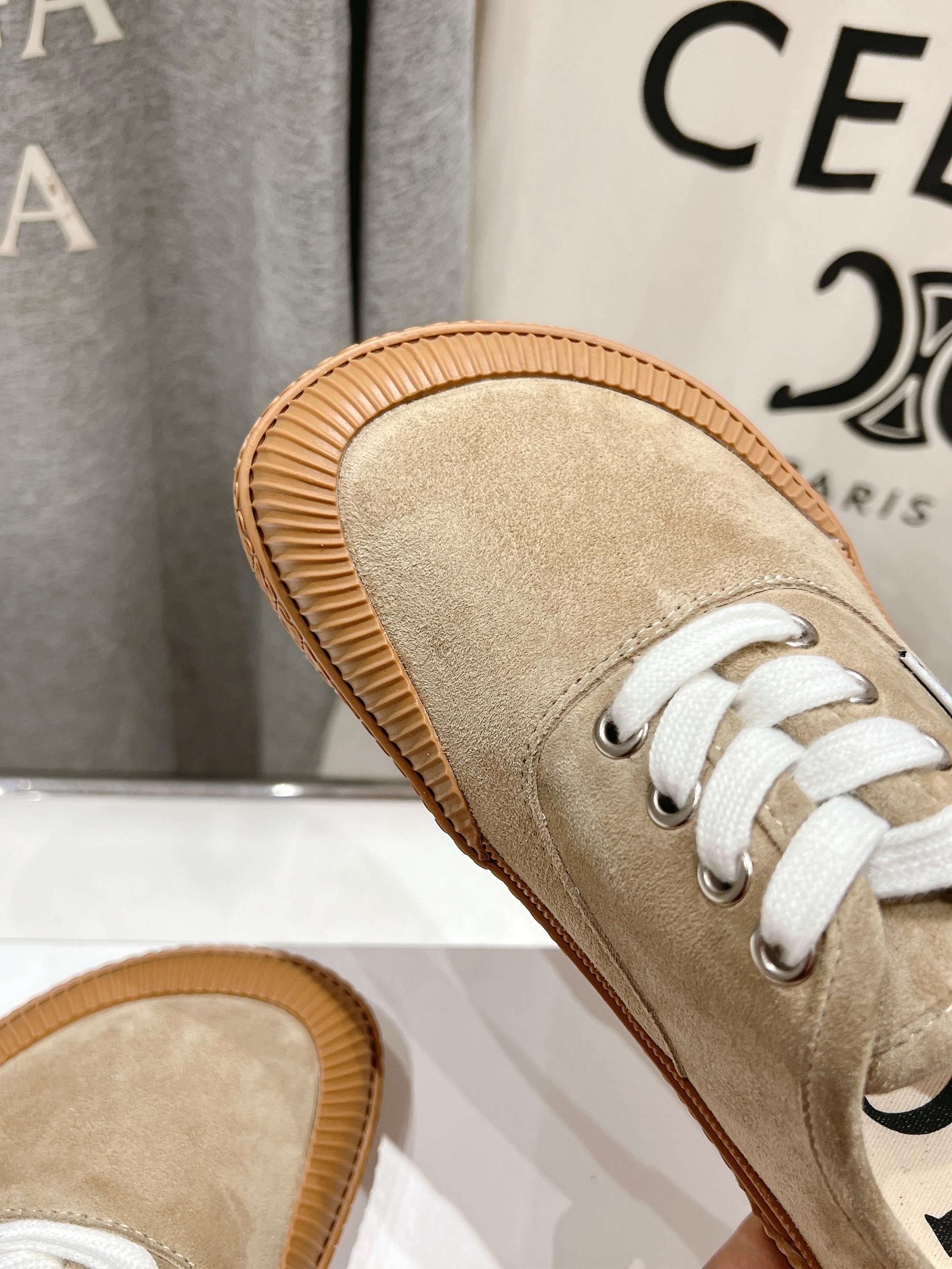 高版本出厂 LOEWE/罗意威 25ss春夏新款 Terra Vulca系带运动鞋大头鞋硫化鞋搭配硫化橡