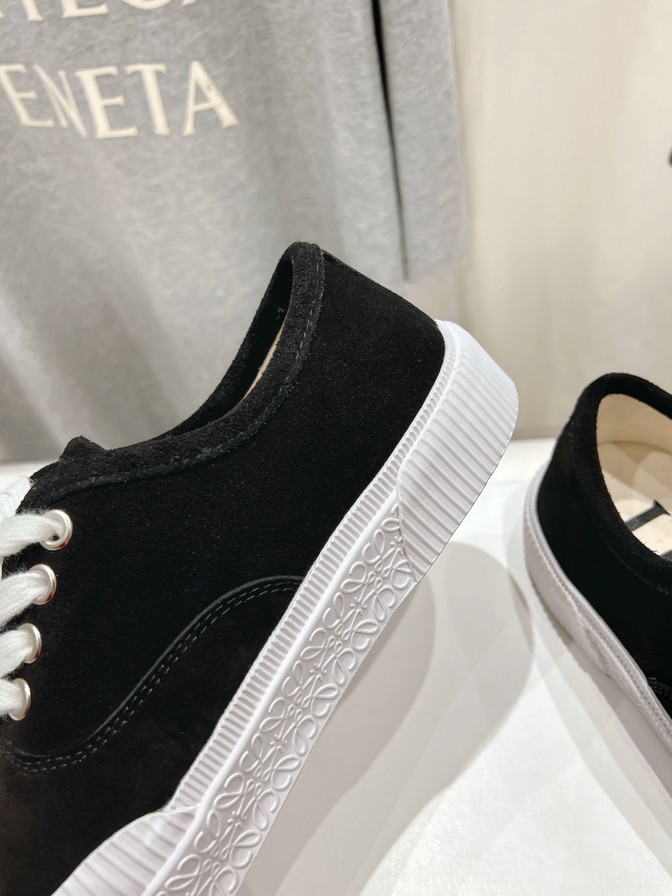 高版本出厂 LOEWE/罗意威 25ss春夏新款 Terra Vulca系带运动鞋大头鞋硫化鞋搭配硫化橡