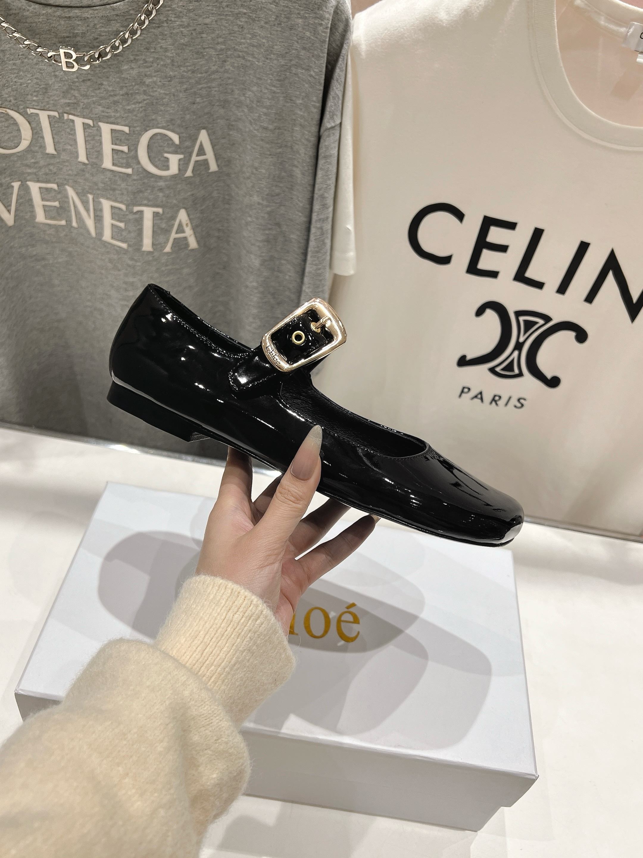 Chloe Chloe 2025s: High-End Mary Jane Flats with Italian Craftsmanship & Comfort - 图片 5