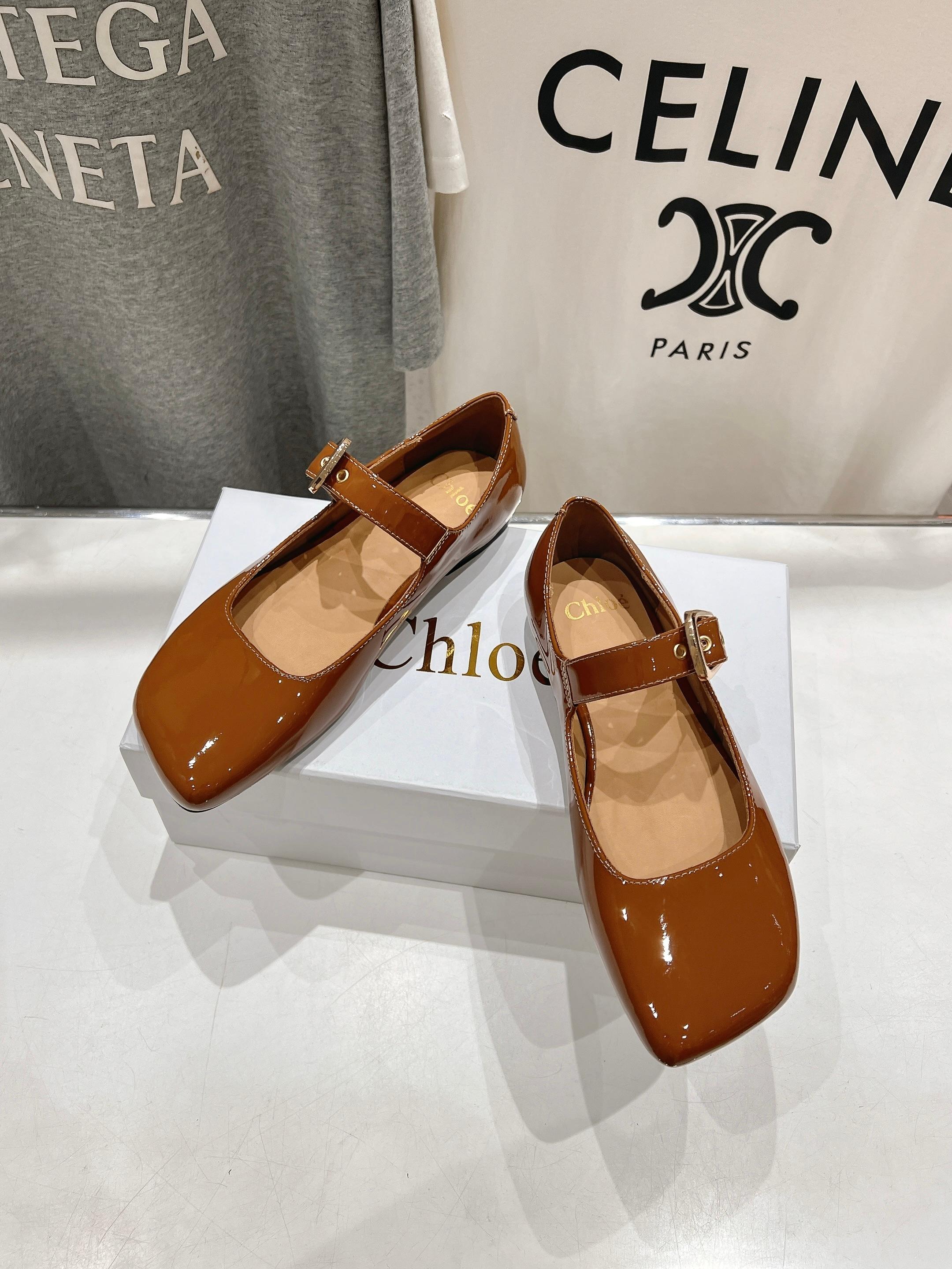Chloe Chloe 2025s: High-End Mary Jane Flats with Italian Craftsmanship. - 图片 2