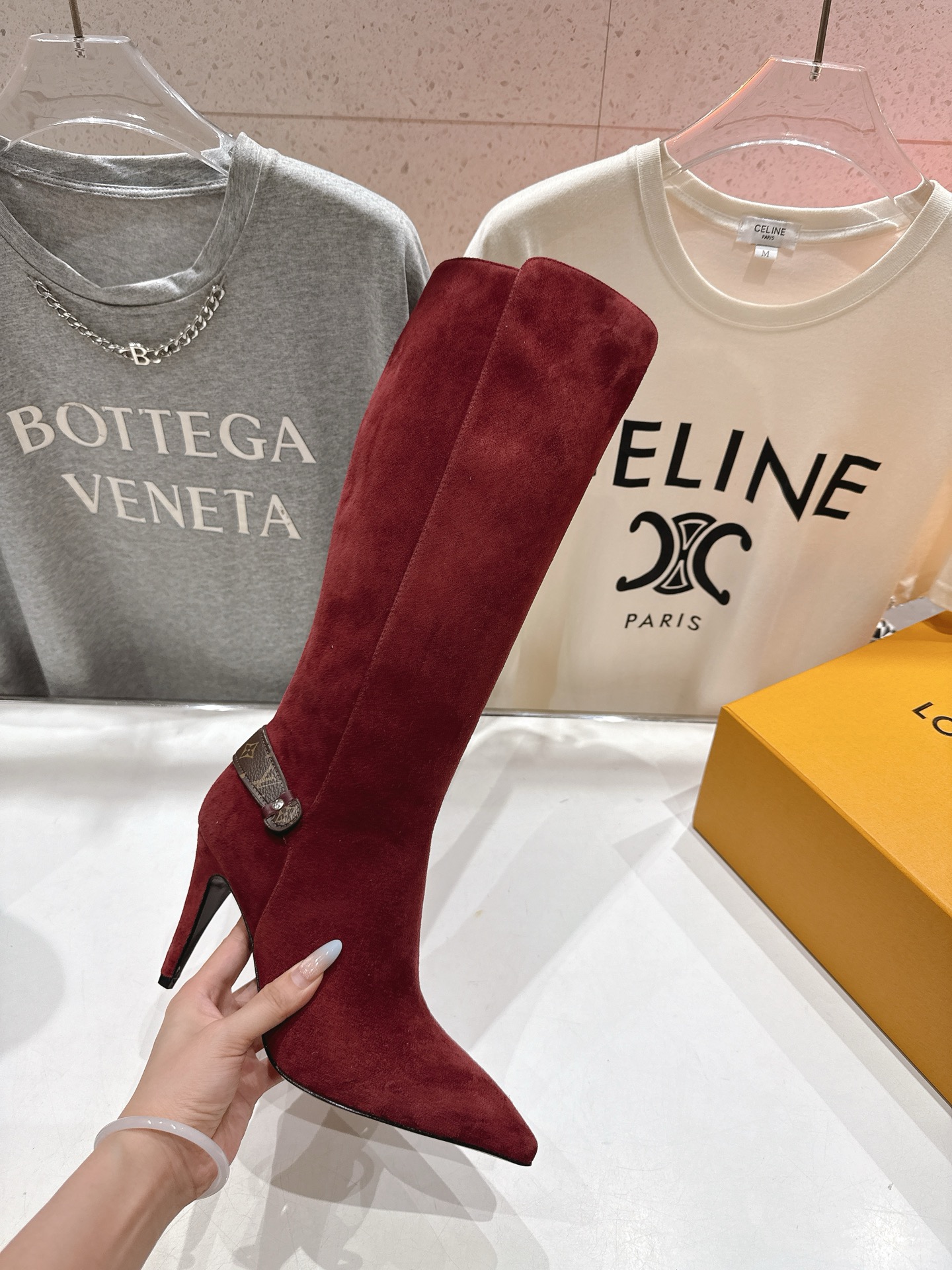 高版本出厂 LOUIS VUITTON 25ss LV驴牌秋冬新款高跟长靴楦型百搭瘦脚yyds.造型立体