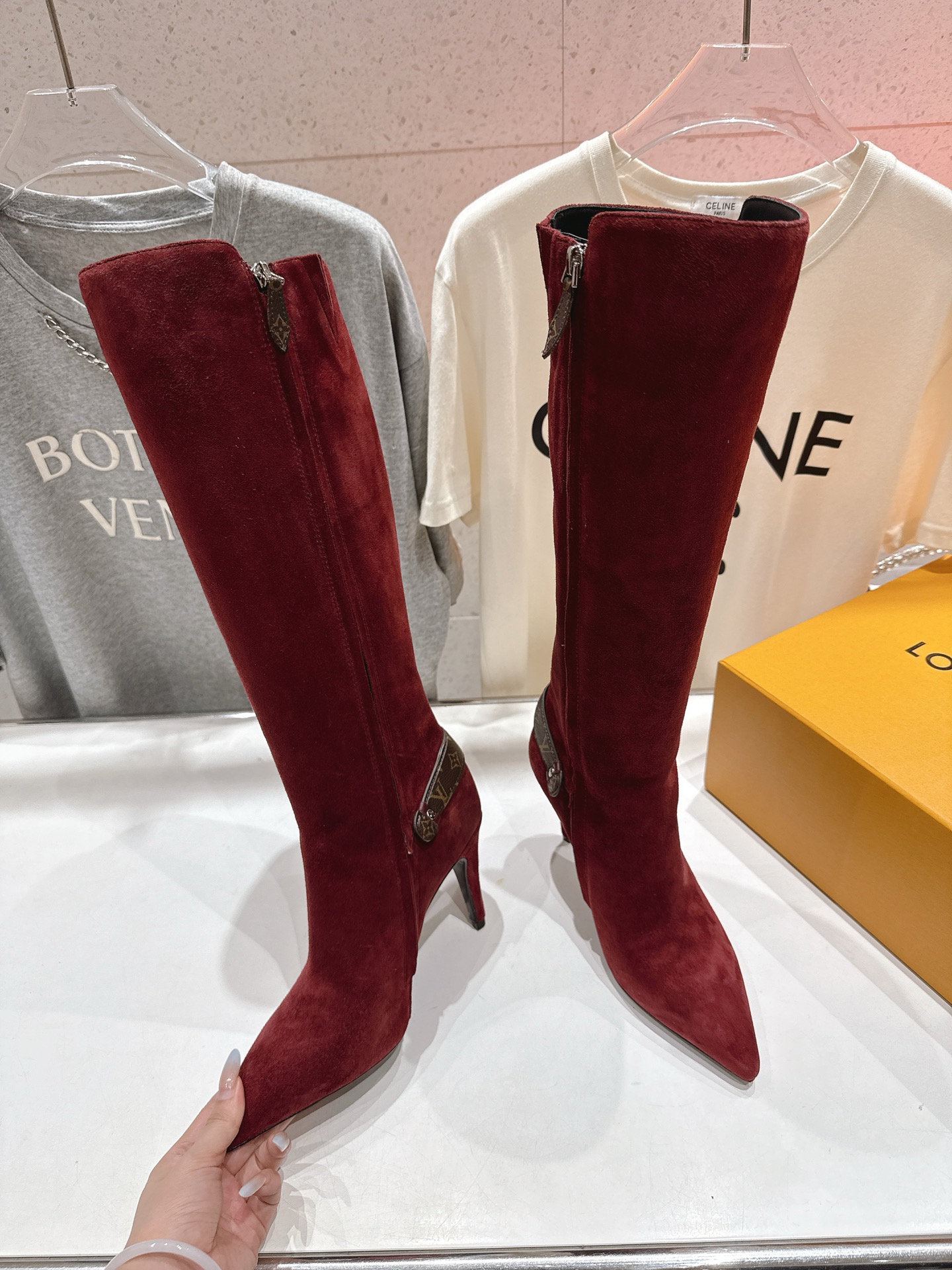 高版本出厂 LOUIS VUITTON 25ss LV驴牌秋冬新款高跟长靴楦型百搭瘦脚yyds.造型立体