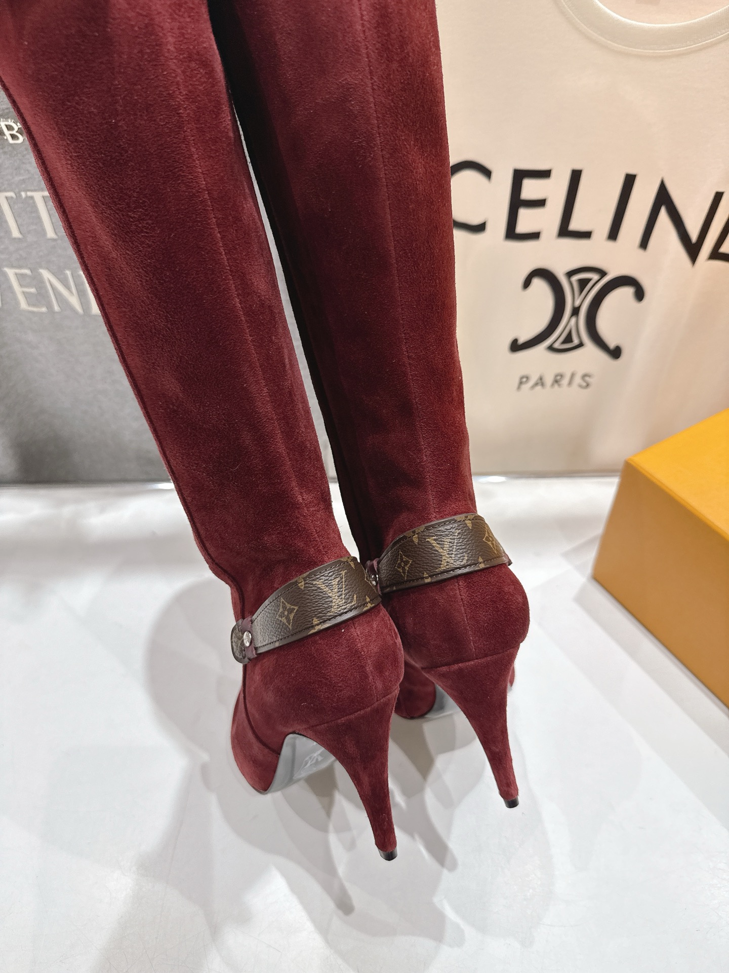 高版本出厂 LOUIS VUITTON 25ss LV驴牌秋冬新款高跟长靴楦型百搭瘦脚yyds.造型立体