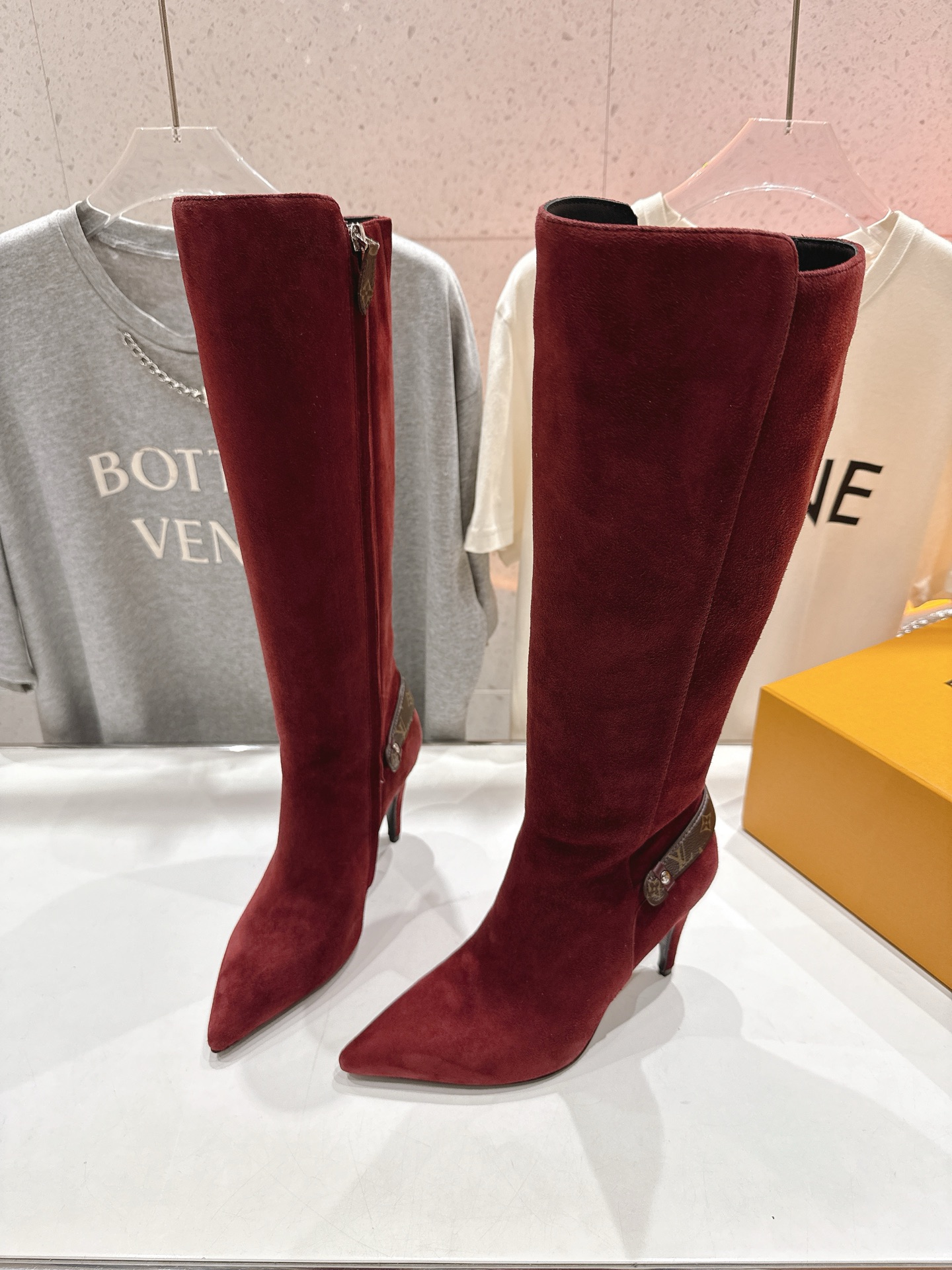 高版本出厂 LOUIS VUITTON 25ss LV驴牌秋冬新款高跟长靴楦型百搭瘦脚yyds.造型立体