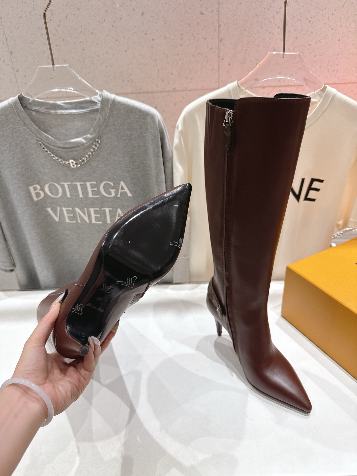 高版本出厂 LOUIS VUITTON 25ss LV驴牌秋冬新款高跟长靴楦型百搭瘦脚yyds.造型立体