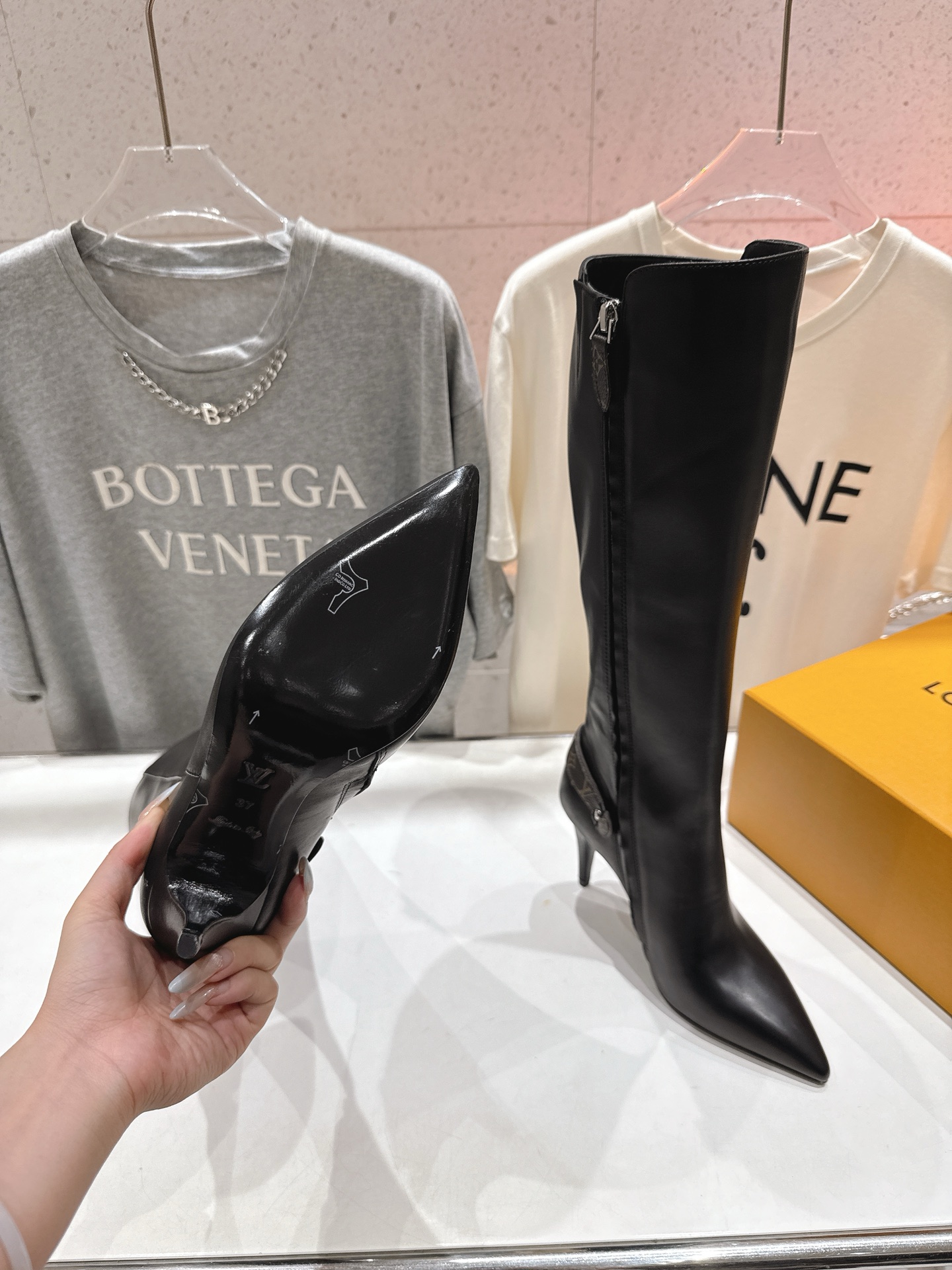 高版本出厂 LOUIS VUITTON 25ss LV驴牌秋冬新款高跟长靴楦型百搭瘦脚yyds.造型立体