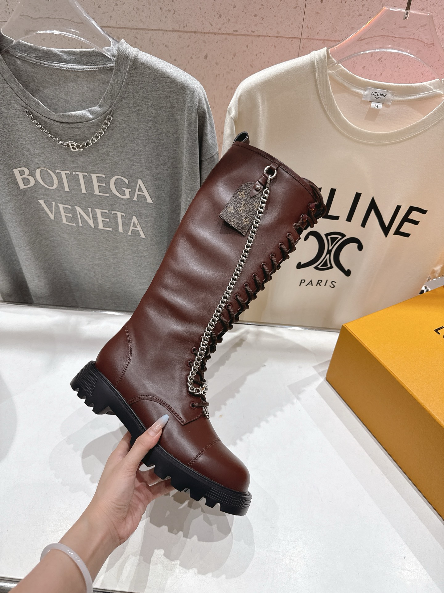 高版本出厂 LOUIS VUITTON 25ss LV驴牌新款英伦风帅气马丁靴长靴楦型百搭瘦脚yyds.