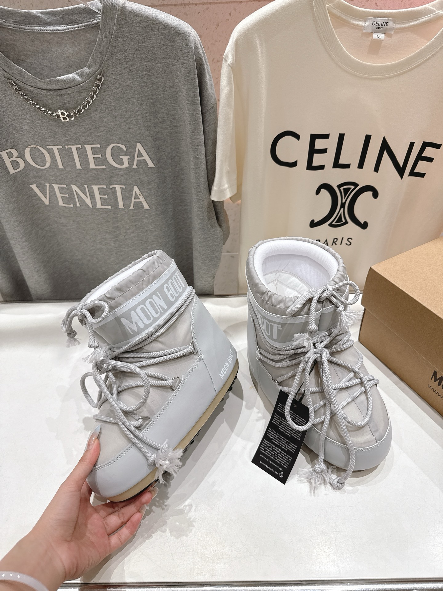 高版本出厂 Moon Boot F060 2025ss秋冬季爆款保暖厚底雪地靴 【丑萌月亮雪地靴】忘了U