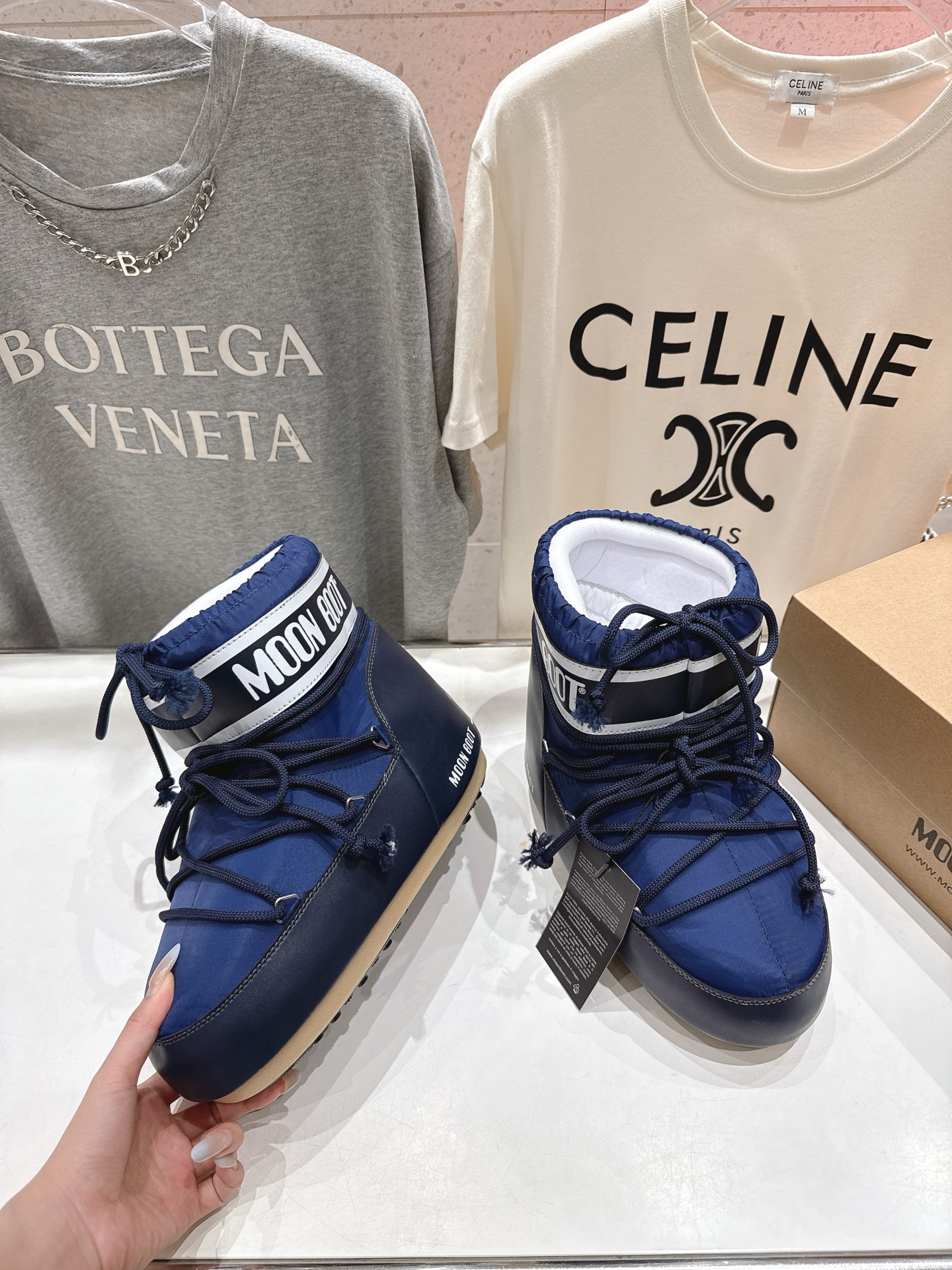 高版本出厂 Moon Boot F060 2025ss秋冬季爆款保暖厚底雪地靴 【丑萌月亮雪地靴】忘了U