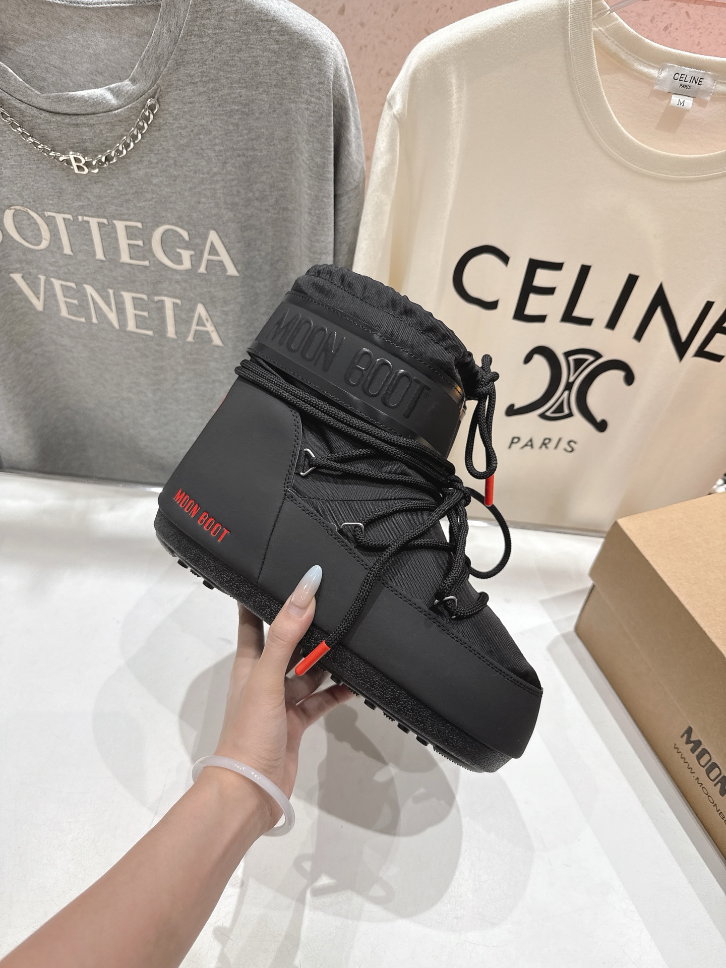 高版本出厂 Moon Boot F060 2025ss秋冬季爆款保暖厚底雪地靴 【丑萌月亮雪地靴】忘了U