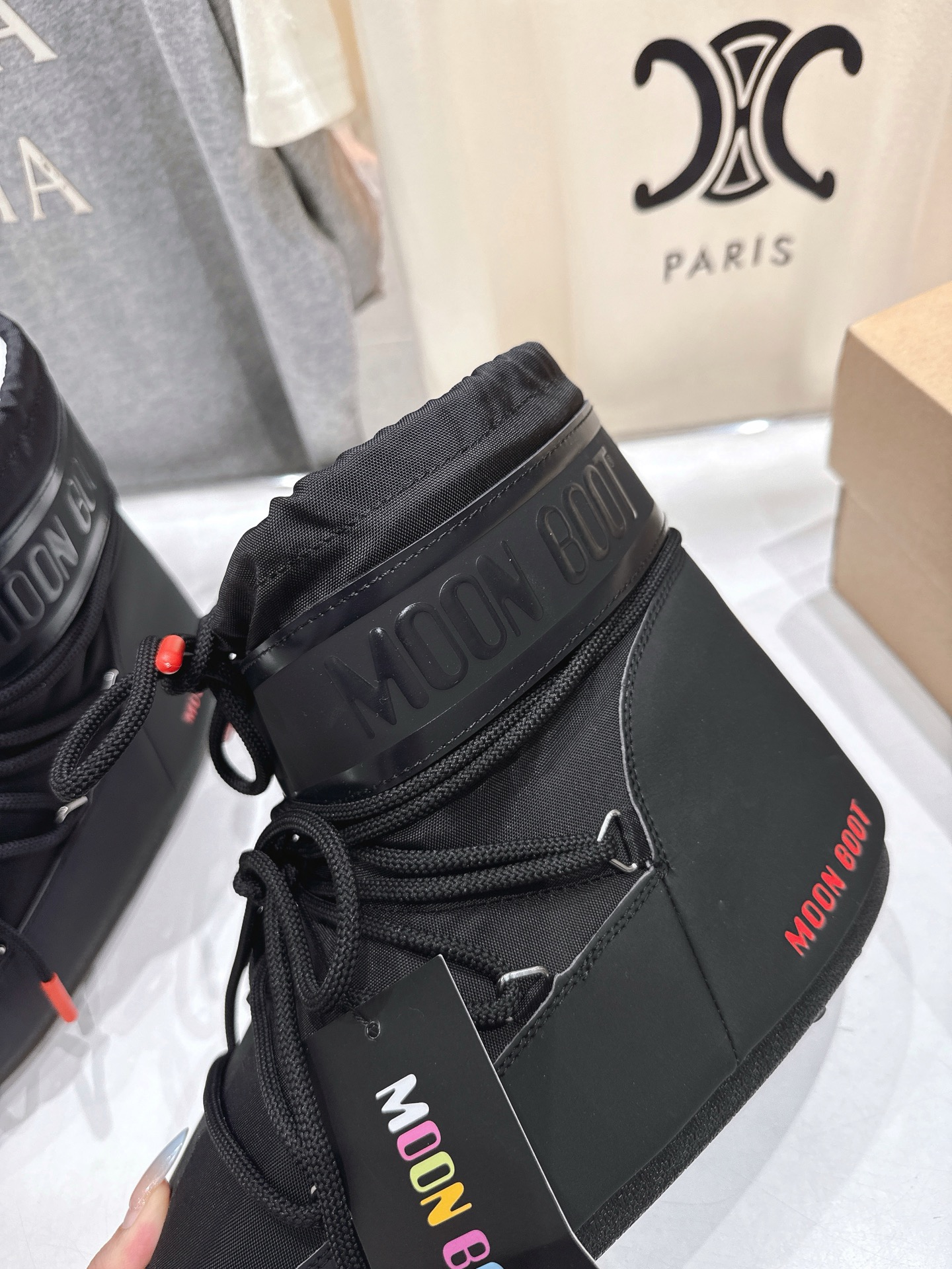 高版本出厂 Moon Boot F060 2025ss秋冬季爆款保暖厚底雪地靴 【丑萌月亮雪地靴】忘了U