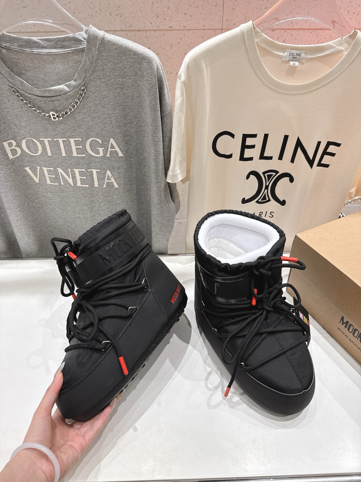 高版本出厂 Moon Boot F060 2025ss秋冬季爆款保暖厚底雪地靴 【丑萌月亮雪地靴】忘了U