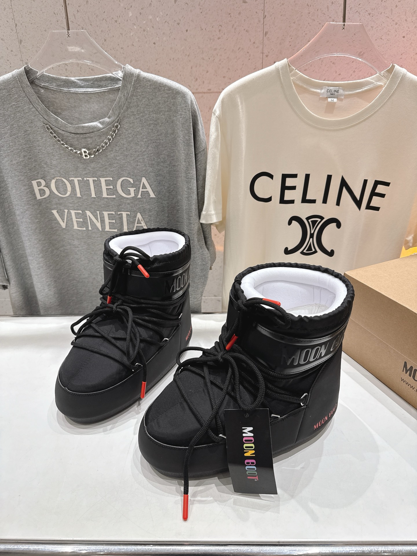 高版本出厂 Moon Boot F060 2025ss秋冬季爆款保暖厚底雪地靴 【丑萌月亮雪地靴】忘了U