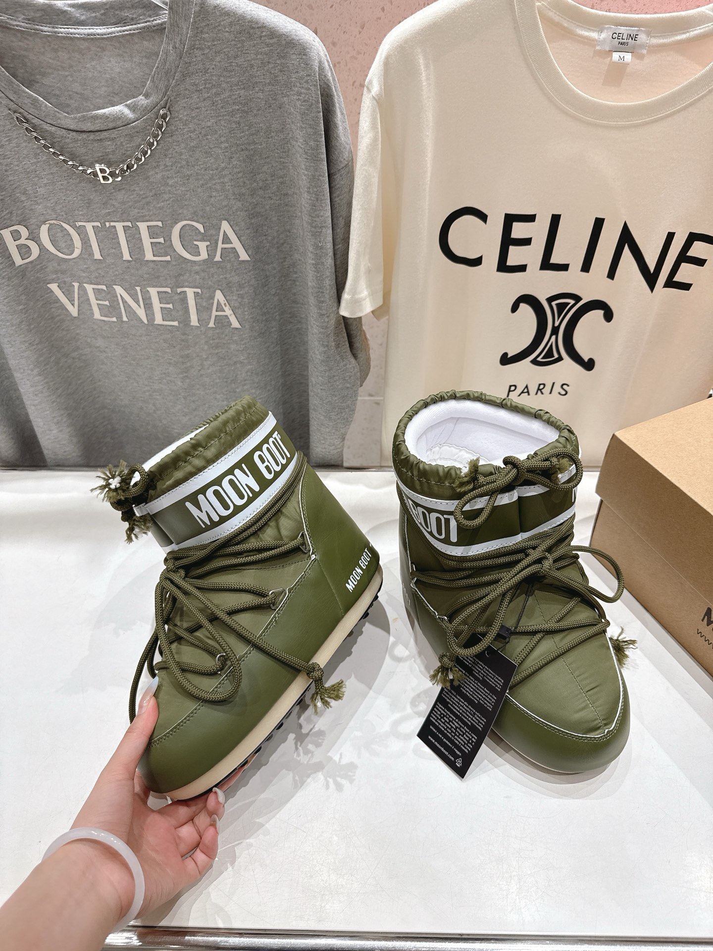 高版本出厂 Moon Boot F060 2025ss秋冬季爆款保暖厚底雪地靴 【丑萌月亮雪地靴】忘了U