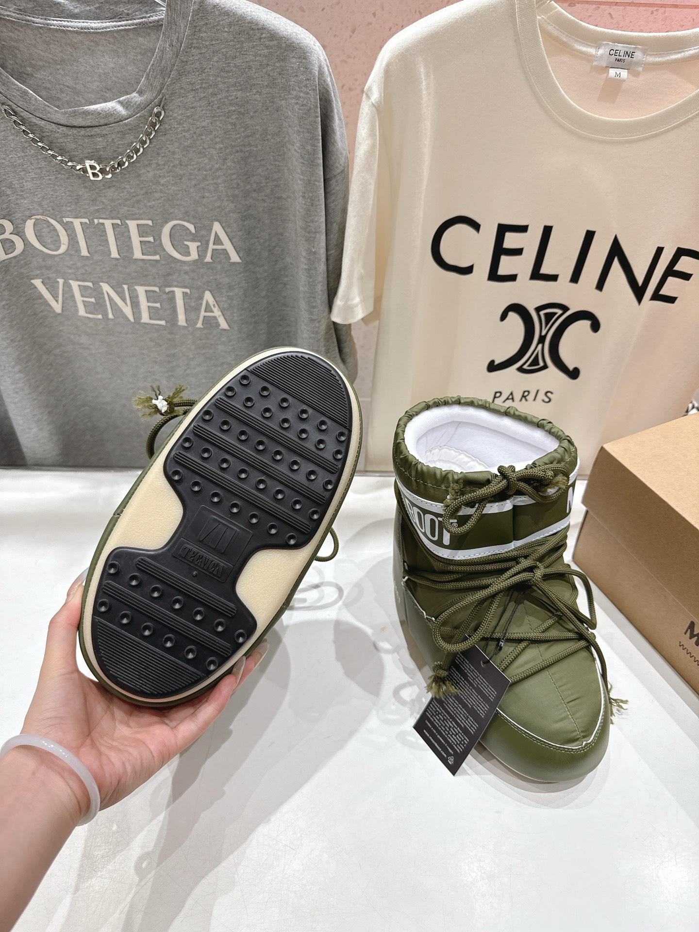 高版本出厂 Moon Boot F060 2025ss秋冬季爆款保暖厚底雪地靴 【丑萌月亮雪地靴】忘了U