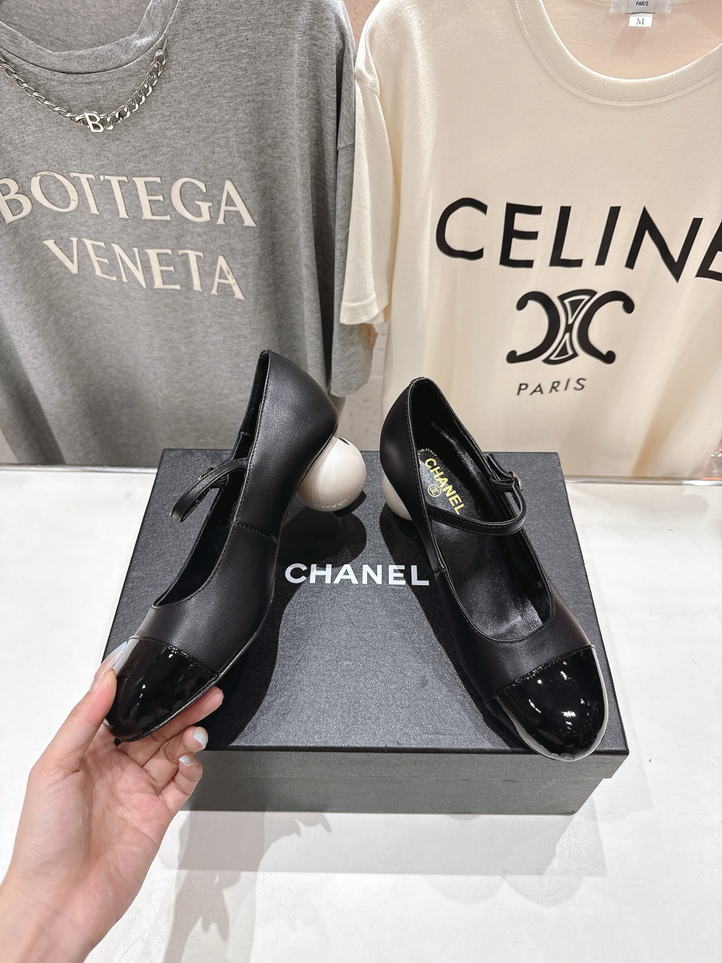 高版本出厂 Chanel/香奈儿小香F013 2026ss早春新款圆球跟玛丽珍高跟鞋时装单鞋简直是时尚作