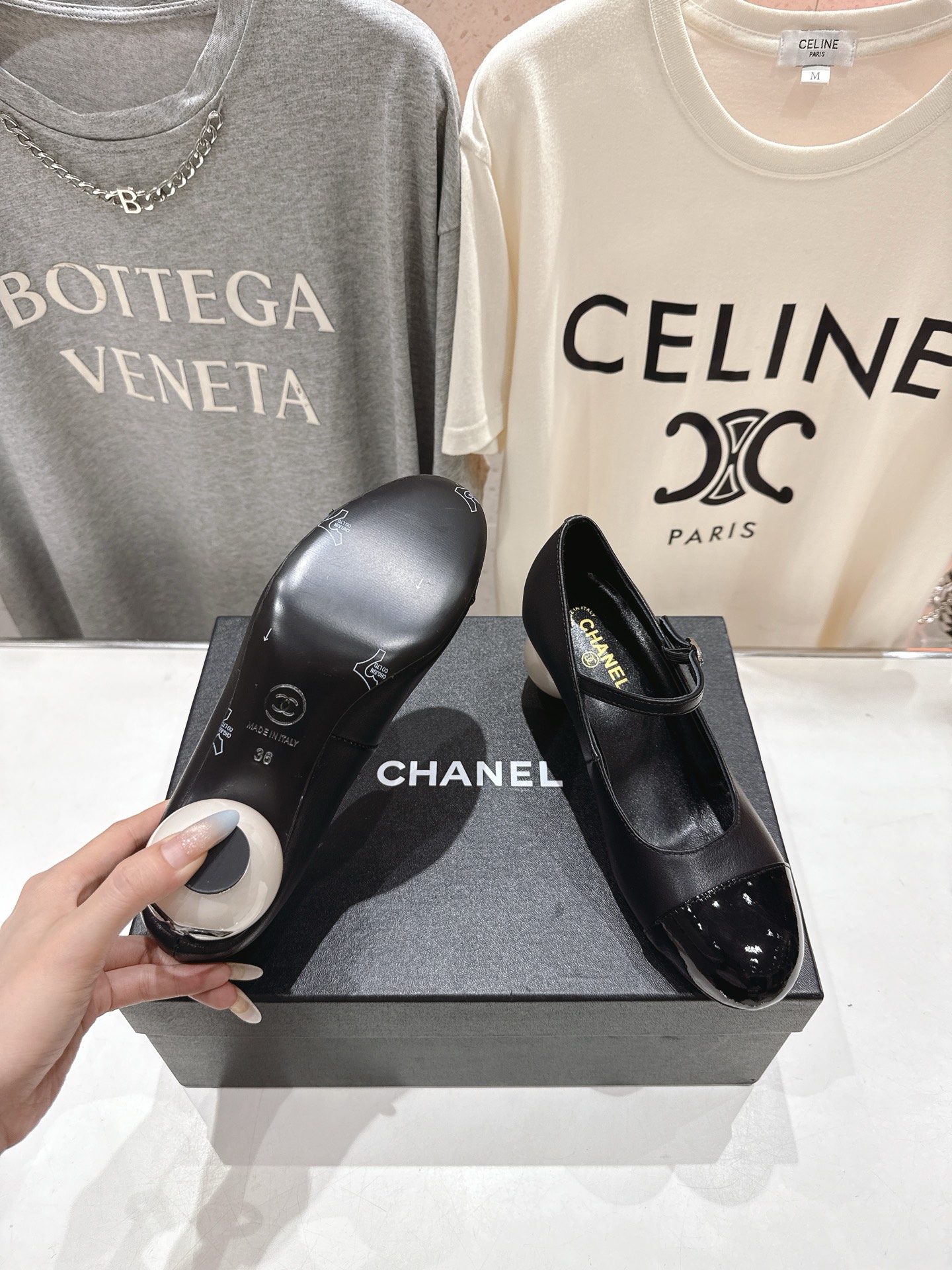 高版本出厂 Chanel/香奈儿小香F013 2026ss早春新款圆球跟玛丽珍高跟鞋时装单鞋简直是时尚作