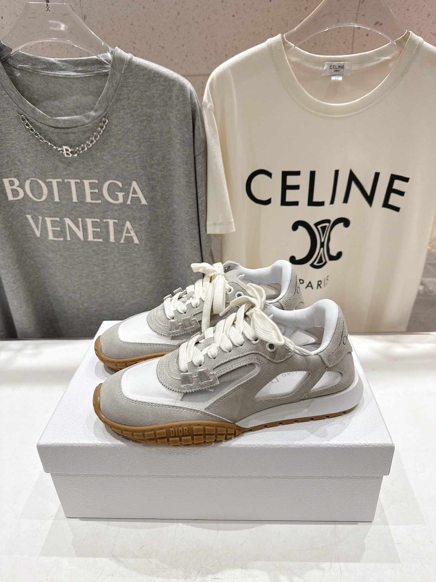 高版本出厂 情侣款 Dior 迪奥D家F019 2026ss系带新款学院风时尚休闲鞋德训鞋运动鞋原版购入