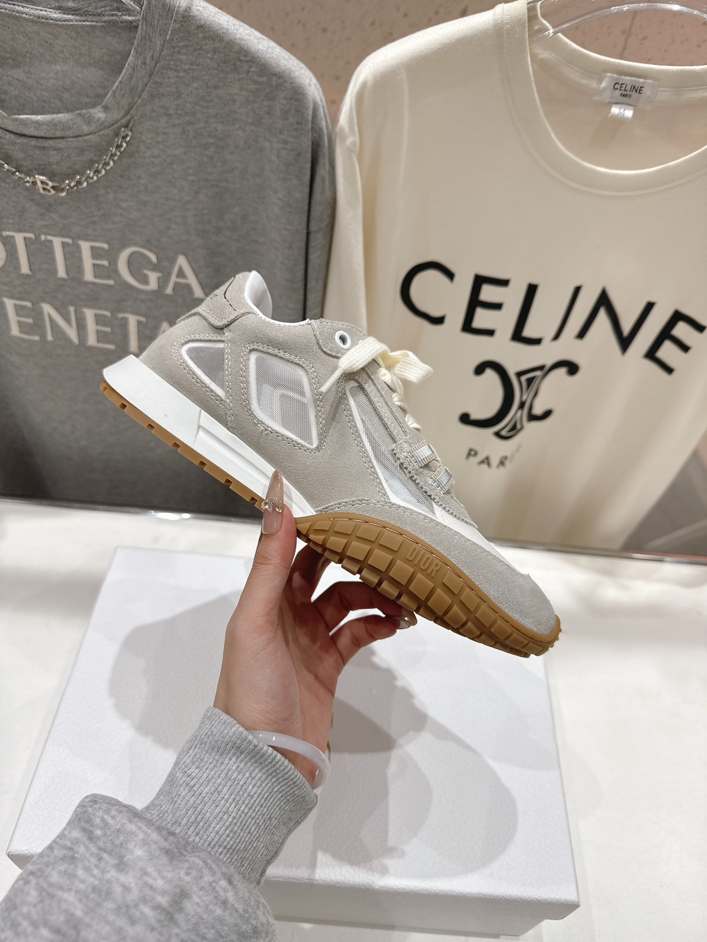 高版本出厂 情侣款 Dior 迪奥D家F019 2026ss系带新款学院风时尚休闲鞋德训鞋运动鞋原版购入