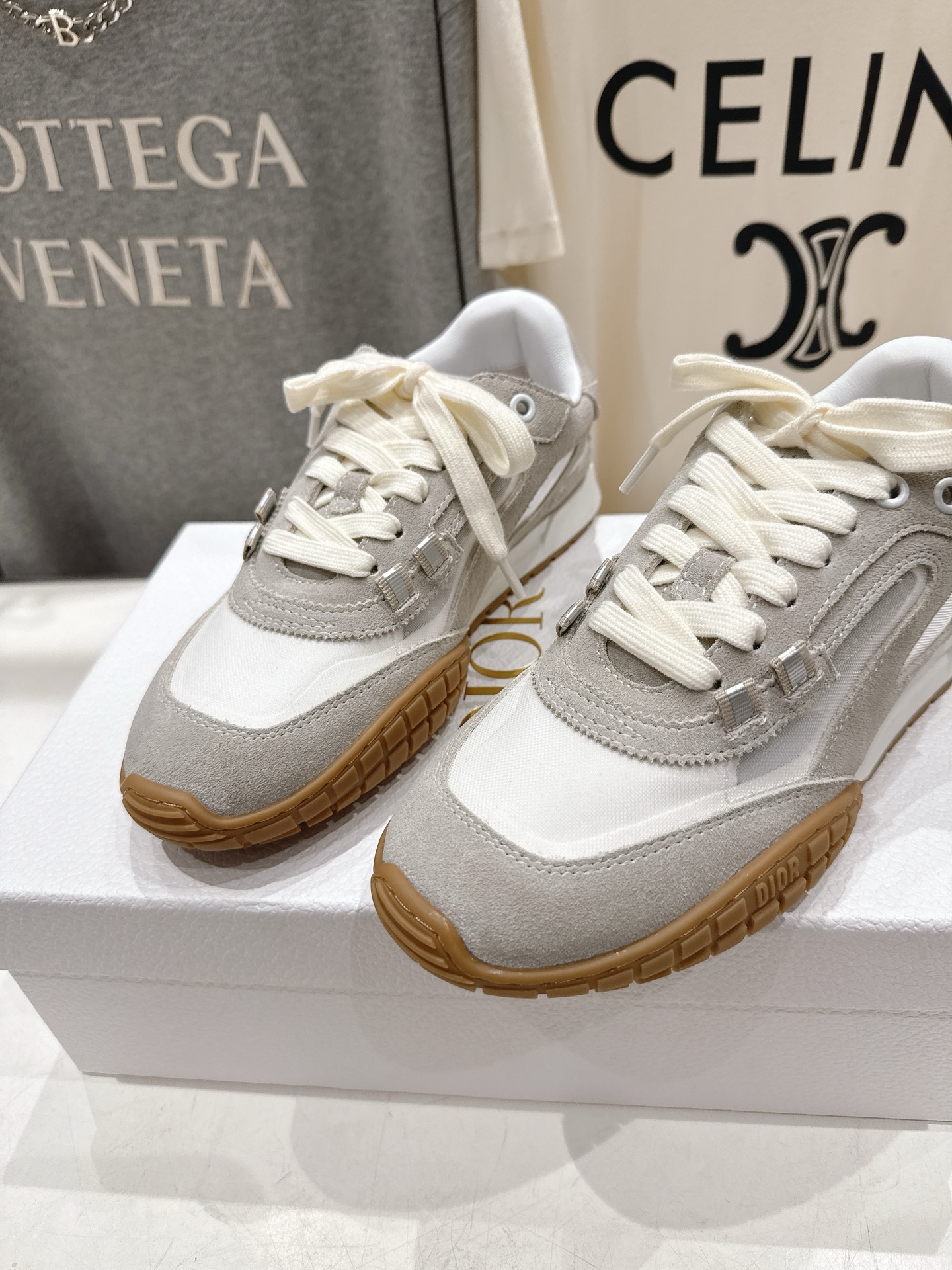 高版本出厂 情侣款 Dior 迪奥D家F019 2026ss系带新款学院风时尚休闲鞋德训鞋运动鞋原版购入