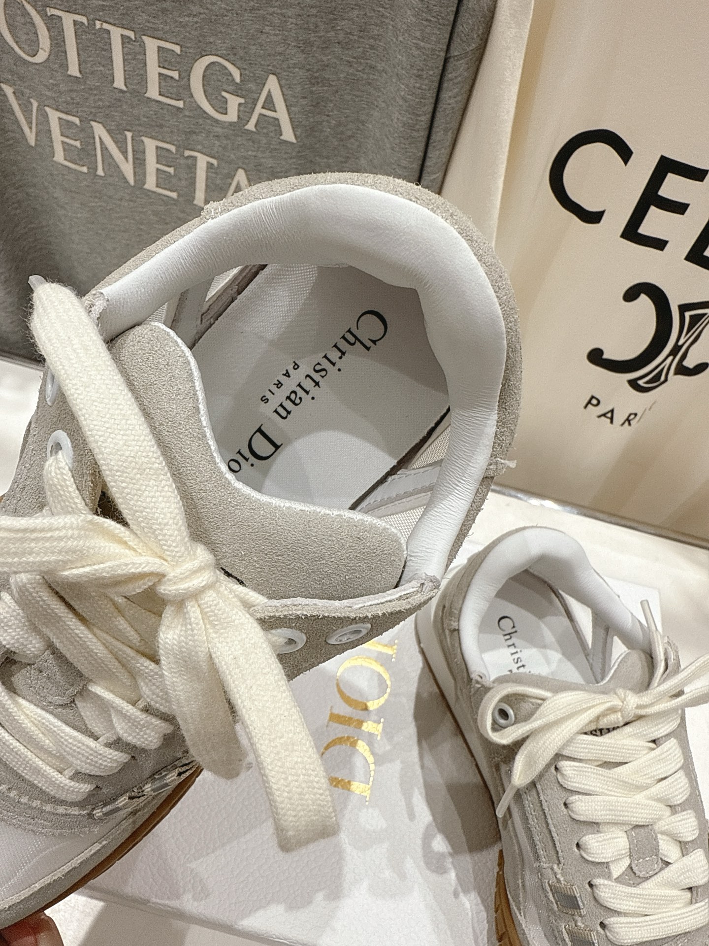 高版本出厂 情侣款 Dior 迪奥D家F019 2026ss系带新款学院风时尚休闲鞋德训鞋运动鞋原版购入