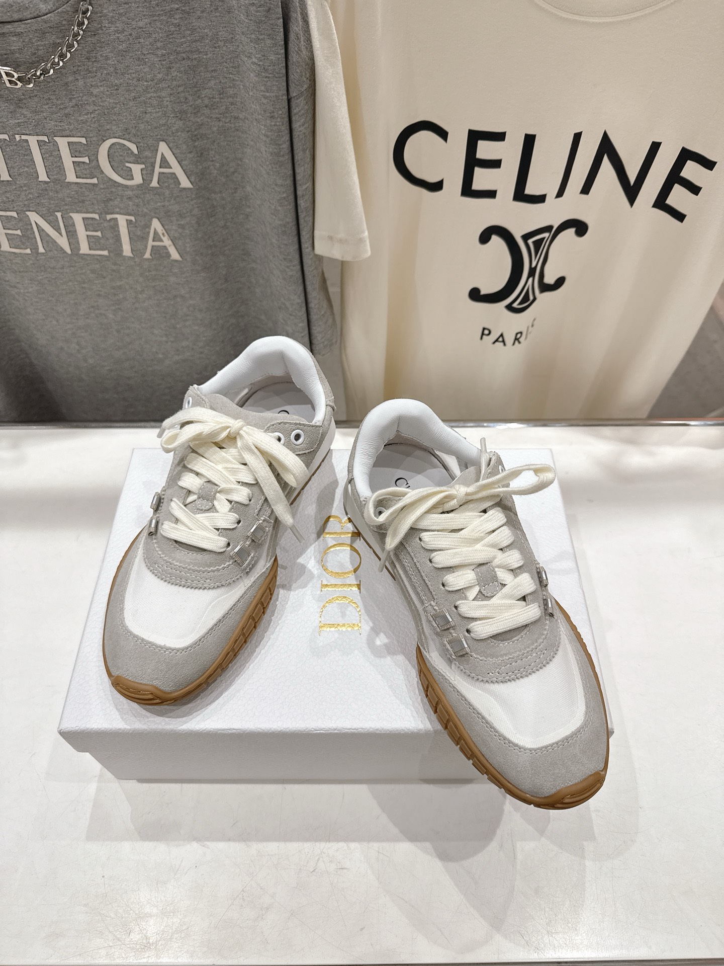 高版本出厂 情侣款 Dior 迪奥D家F019 2026ss系带新款学院风时尚休闲鞋德训鞋运动鞋原版购入