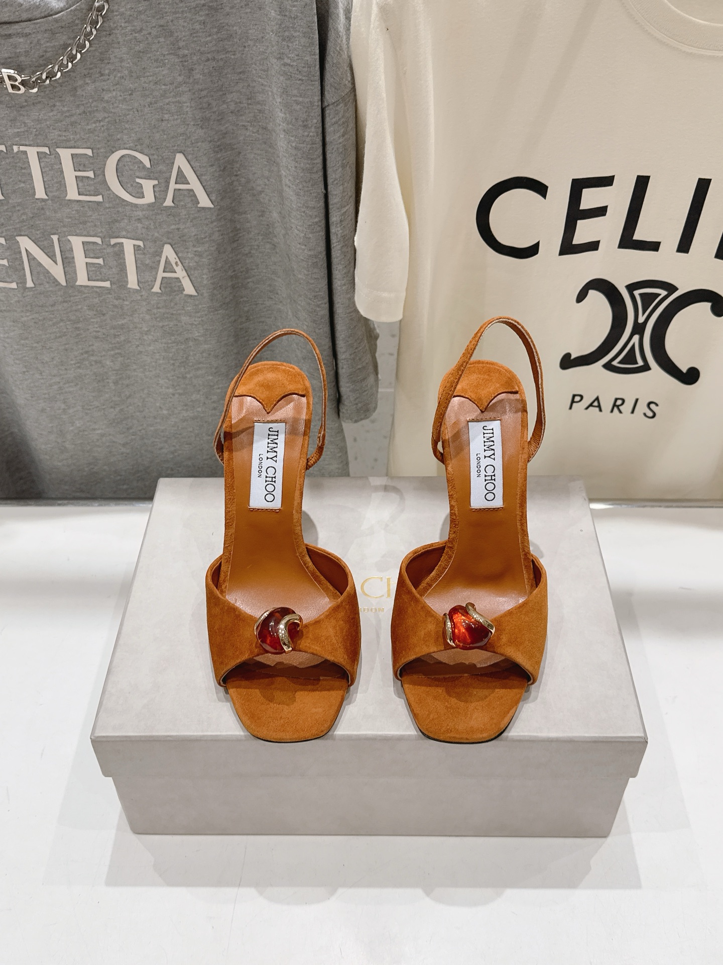 高版本出厂   JIMMY CHOO*｜JC/吉米周2026ss新款简约一字带淑女风高跟鞋凉鞋 原版套楦，完美的线条，简