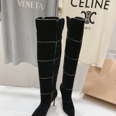 高版本出厂 Gianvito Rossi/吉安维托·罗西 F025 2026ss秋冬新款性感高跟尖头过膝长靴折叠靴 高版本出厂 Gianvito Rossi/吉安维托·罗西 F025 2026ss秋冬新款性感高跟尖头过膝长靴折叠靴