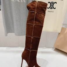 高版本出厂 Gianvito Rossi/吉安维托·罗西 F025 2026ss秋冬新款性感高跟尖头过膝长靴折叠靴 高版本出厂 Gianvito Rossi/吉安维托·罗西 F025 2026ss秋冬新款性感高跟尖头过膝长靴折叠靴