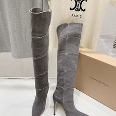 高版本出厂 Gianvito Rossi/吉安维托·罗西 F025 2026ss秋冬新款性感高跟尖头过膝长靴折叠靴 高版本出厂 Gianvito Rossi/吉安维托·罗西 F025 2026ss秋冬新款性感高跟尖头过膝长靴折叠靴