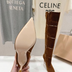 高版本出厂 Gianvito Rossi/吉安维托·罗西 F025 2026ss秋冬新款性感高跟尖头过膝长靴折叠靴 高版本出厂 Gianvito Rossi/吉安维托·罗西 F025 2026ss秋冬新款性感高跟尖头过膝长靴折叠靴