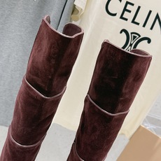 高版本出厂 Gianvito Rossi/吉安维托·罗西 F025 2026ss秋冬新款性感高跟尖头过膝长靴折叠靴 高版本出厂 Gianvito Rossi/吉安维托·罗西 F025 2026ss秋冬新款性感高跟尖头过膝长靴折叠靴