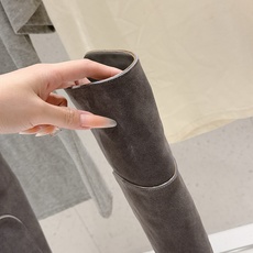 高版本出厂 Gianvito Rossi/吉安维托·罗西 F025 2026ss秋冬新款性感高跟圆头过膝长靴折叠靴 高版本出厂 Gianvito Rossi/吉安维托·罗西 F025 2026ss秋冬新款性感高跟圆头过膝长靴折叠靴