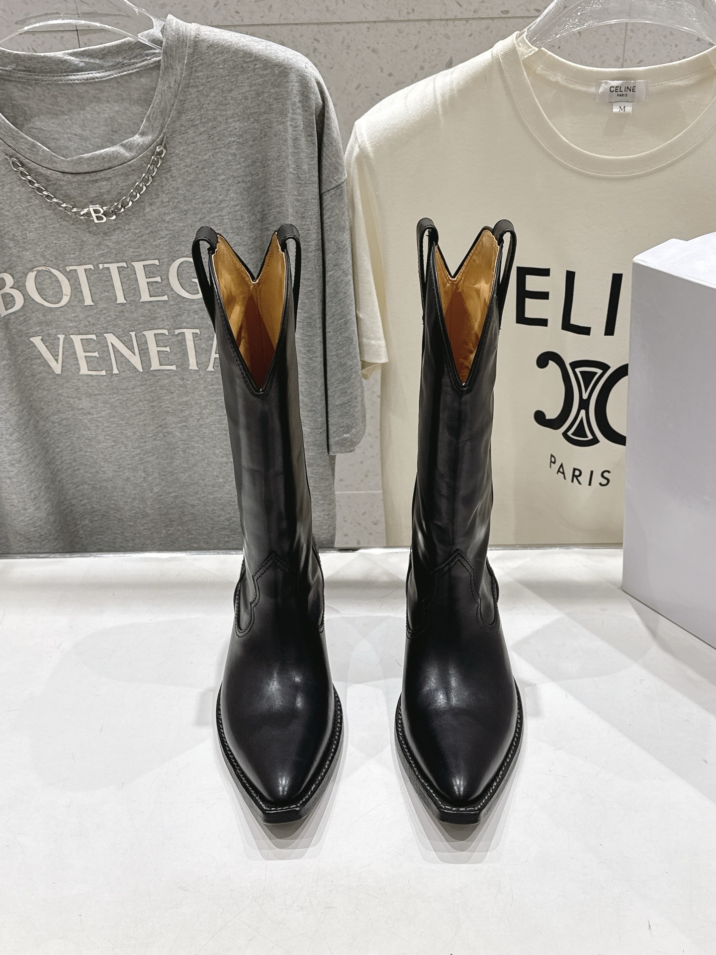 高版本出厂    Maison Margiela  | F017 2026ss新款超有感的西部牛仔靴中筒靴👢秋冬火爆款 