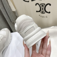 高版本出厂 CELINE*思琳F035 赛琳2026ss新款徽标系带厚底休闲运动鞋小白鞋 简单舒服,干净利落,增高显 高版本出厂 CELINE*思琳F035 赛琳2026ss新款徽标系带厚底休闲运动鞋小白鞋 简单舒服,干净利落,增高显