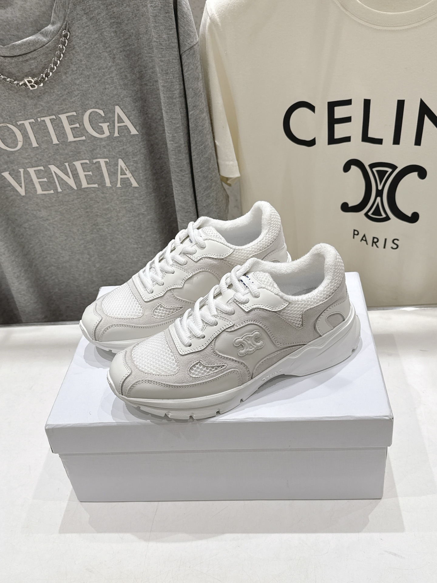 高版本出厂 CELINE*思琳F035 赛琳2026ss新款徽标系带厚底休闲运动鞋小白鞋 简单舒服,干净利落,增高显 高版本出厂 CELINE*思琳F035 赛琳2026ss新款徽标系带厚底休闲运动鞋小白鞋 简单舒服,干净利落,增高显