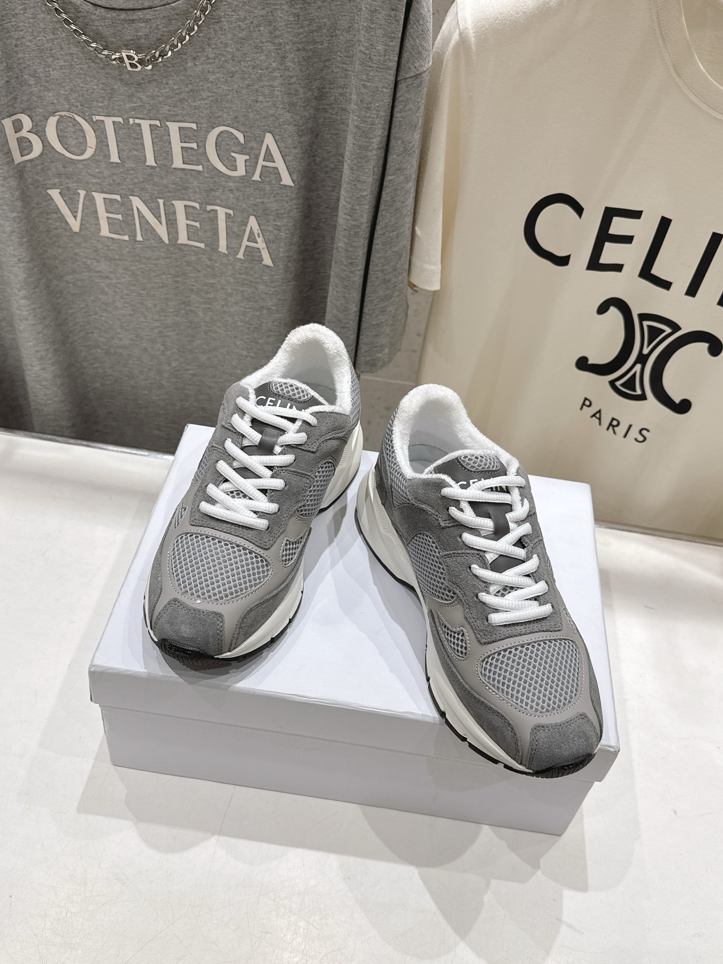 高版本出厂 CELINE*思琳F035 赛琳2026ss新款徽标系带厚底休闲运动鞋小白鞋 简单舒服,干净利落,增高显 高版本出厂 CELINE*思琳F035 赛琳2026ss新款徽标系带厚底休闲运动鞋小白鞋 简单舒服,干净利落,增高显