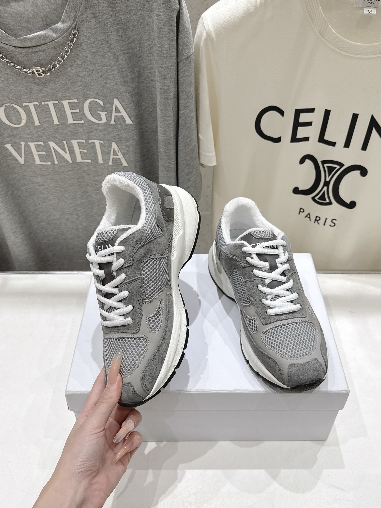高版本出厂 CELINE*思琳F035 赛琳2026ss新款徽标系带厚底休闲运动鞋小白鞋 简单舒服,干净利落,增高显 高版本出厂 CELINE*思琳F035 赛琳2026ss新款徽标系带厚底休闲运动鞋小白鞋 简单舒服,干净利落,增高显
