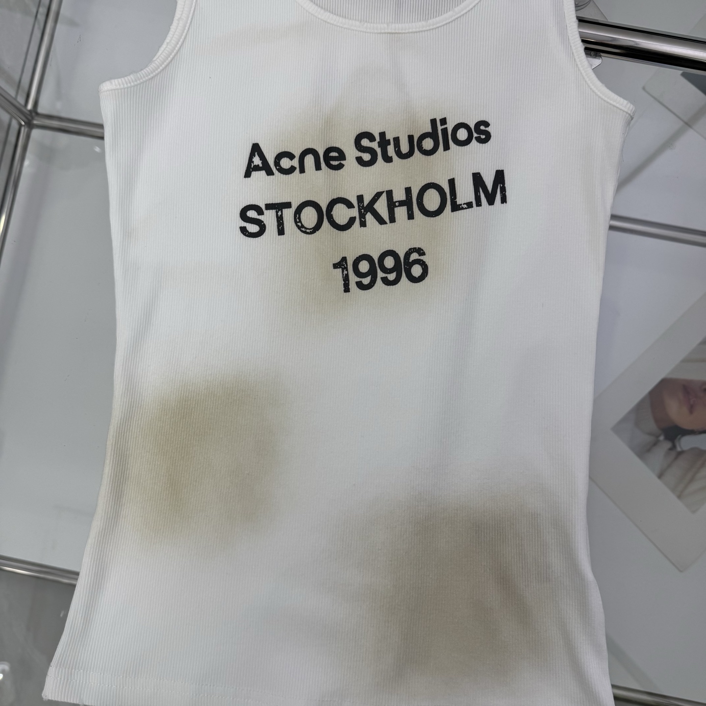Acne Brand P322 Female Suit: One-Size-Fits-All Vest in Black and White, Sizes S-L - 图片 7