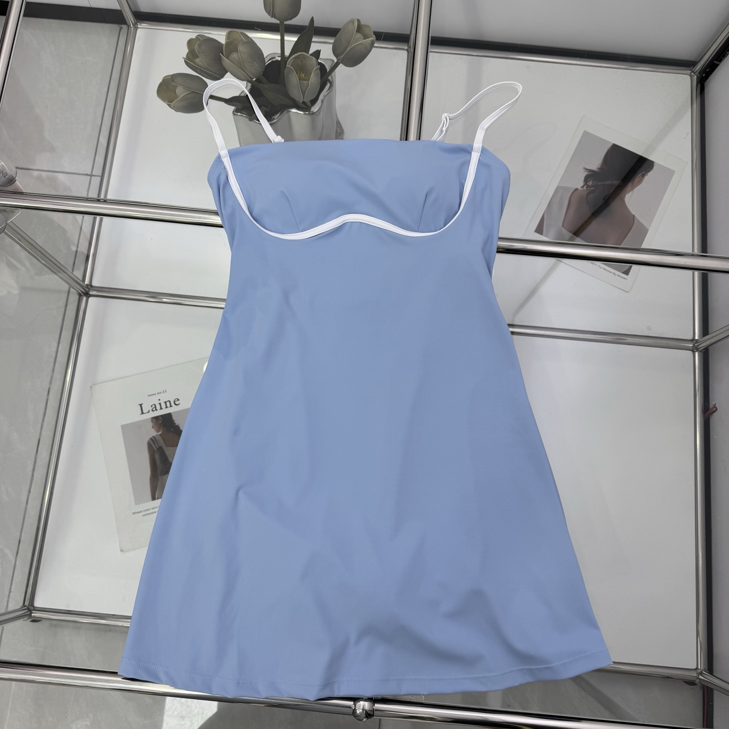 Hard-Core Female Tennis Suit: Inner Conjunction Design, Spring/Summer 2025, Various Colors & Sizes - 图片 1