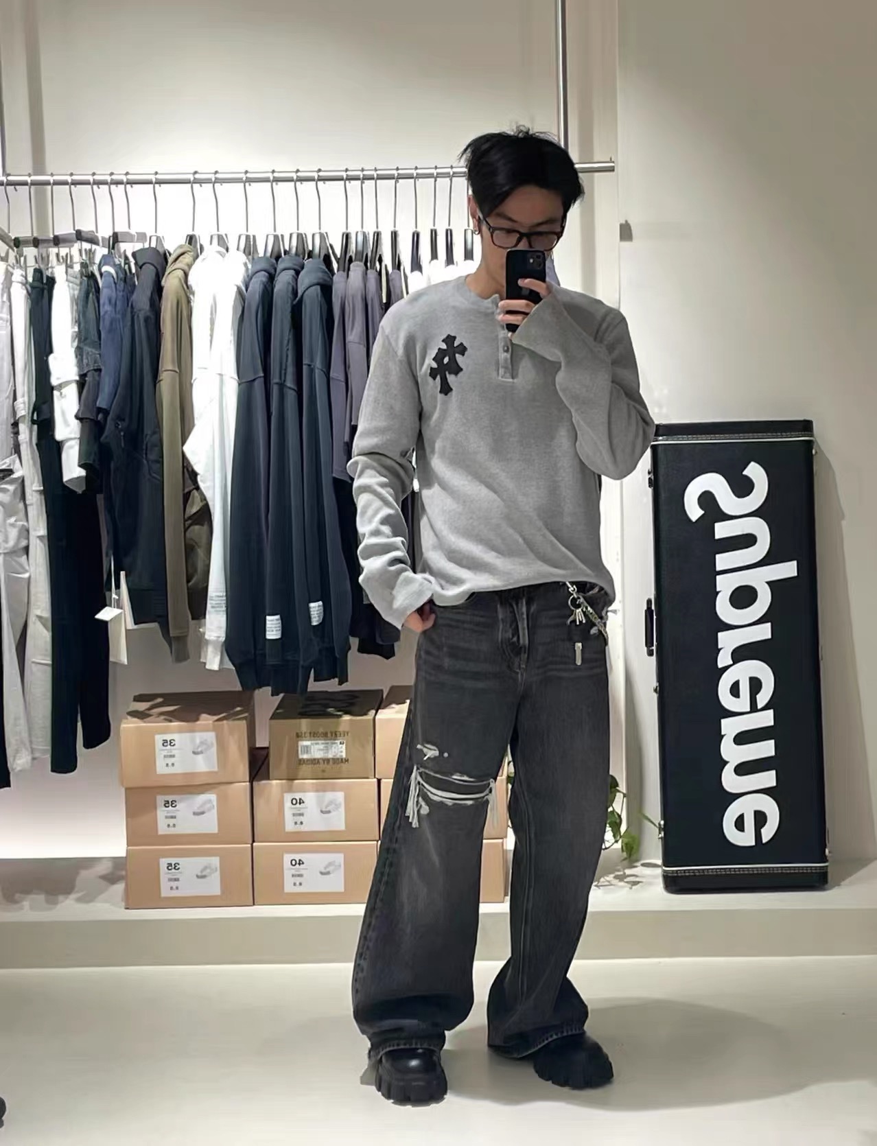 크롬하츠 남성 니트 119353 Chrome Hearts Knit
