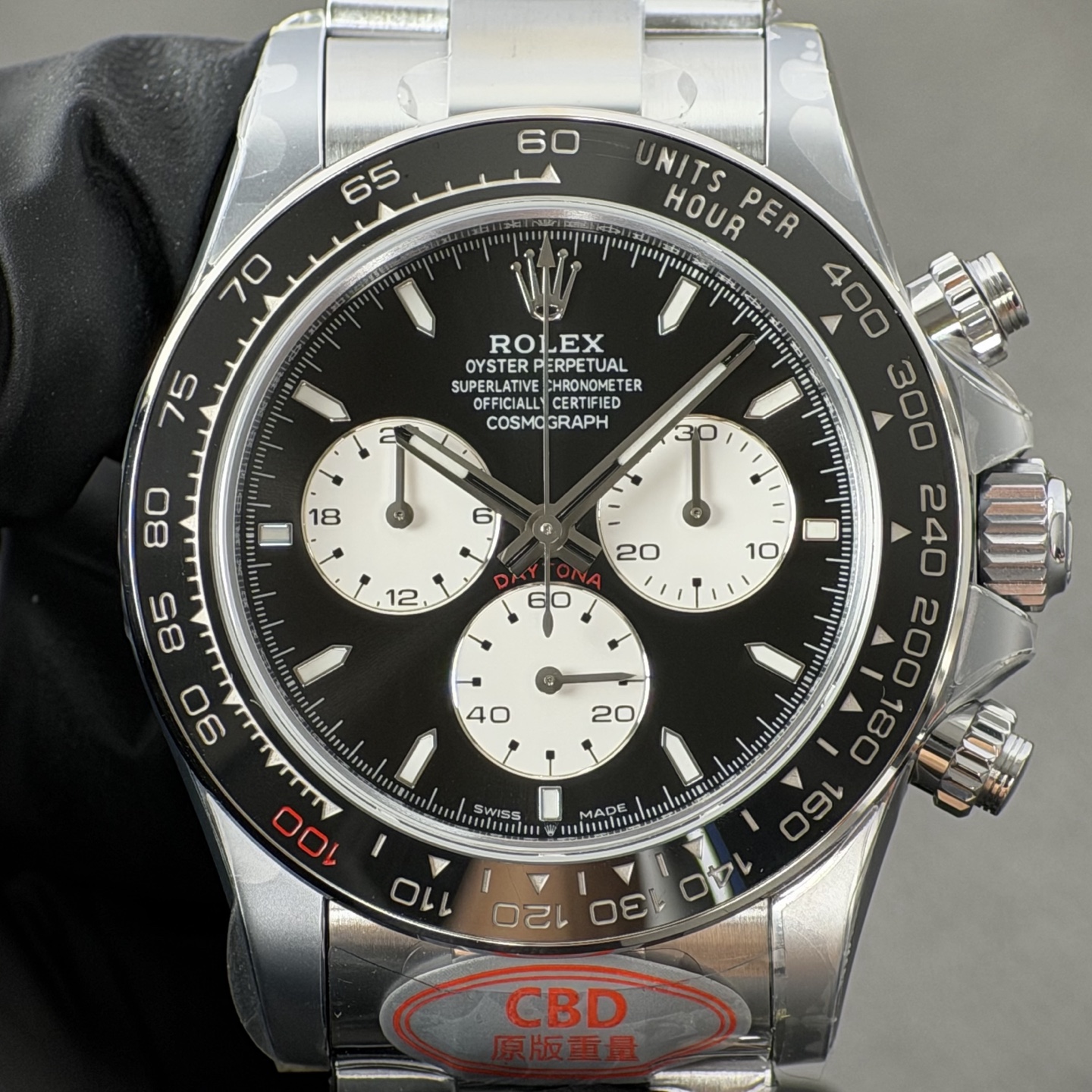 NO:881911,Produced by genuine CBD, you will get your money back!  White gold Le Mans Daytona 4132 movement,19860909真CBD出品,掉皮包退！白金勒芒迪通拿4132机芯,,Watch