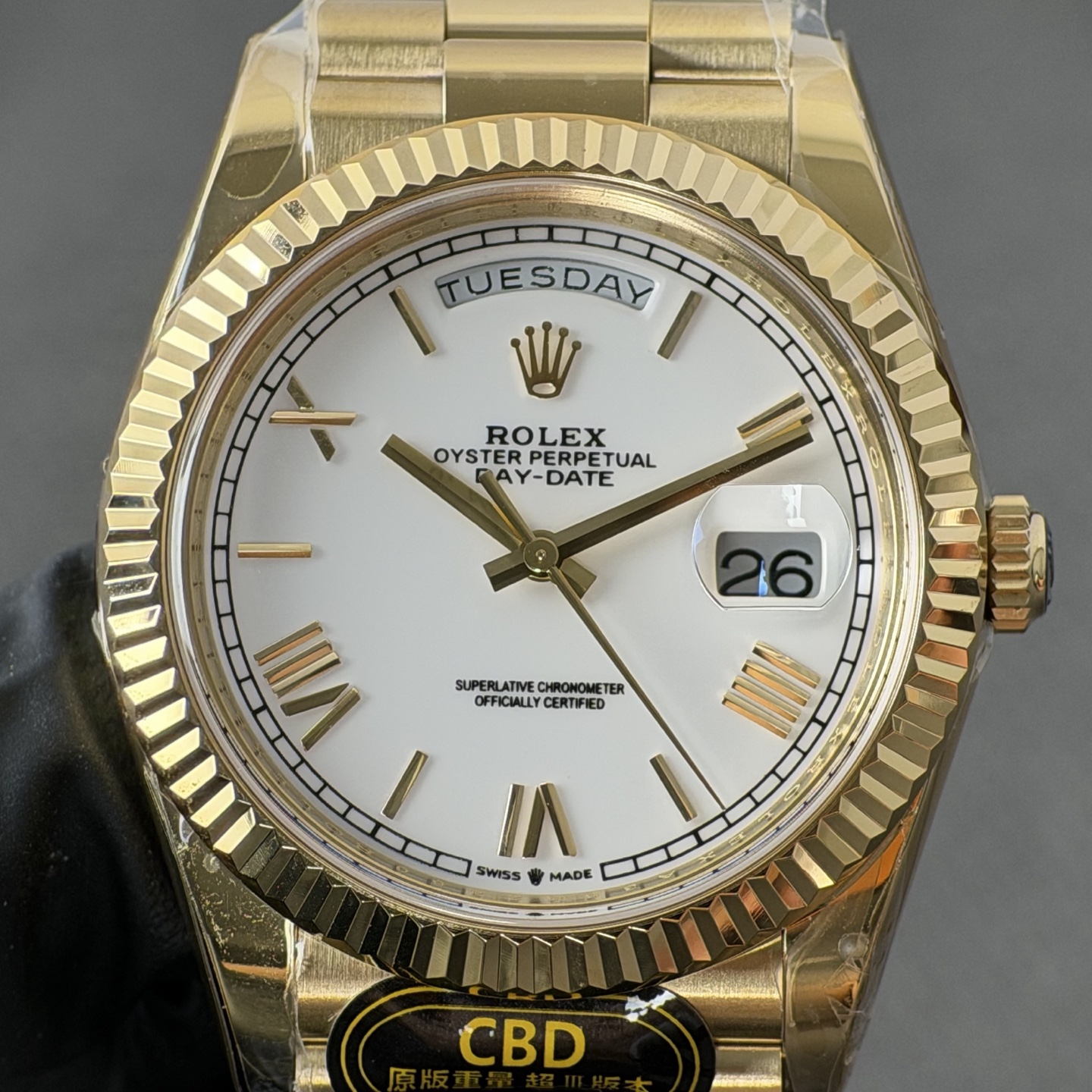 NO:945987,Produced by genuine CBD, you will get your money back!  White Rome, integrated movement,19860909真CBD出品,掉皮包退！白罗马,一体机芯,,Watch