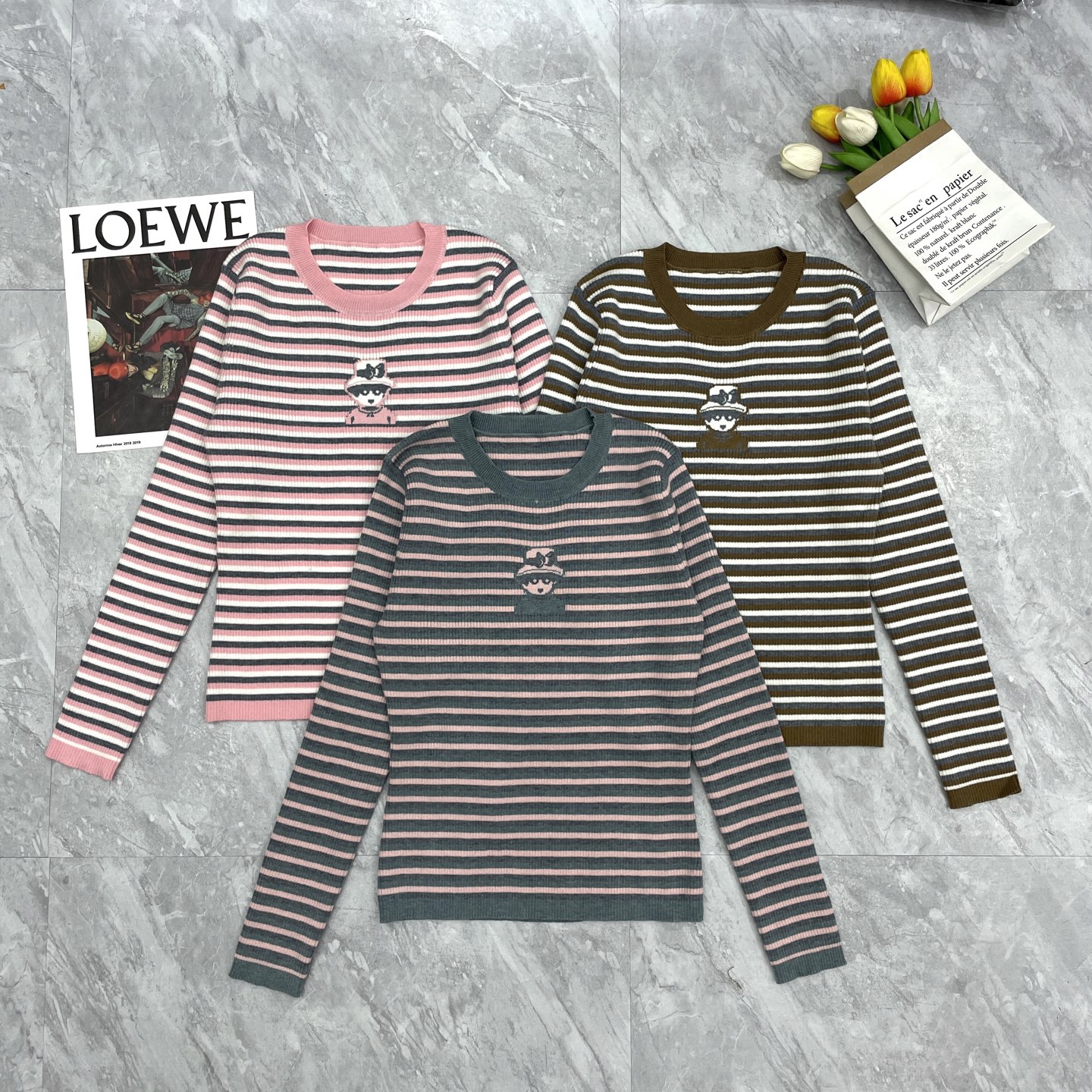 NO:469187,Little incense striped long sleeves, alexander wang19860909小香条纹长袖,,alexander wang,Women's clothing
