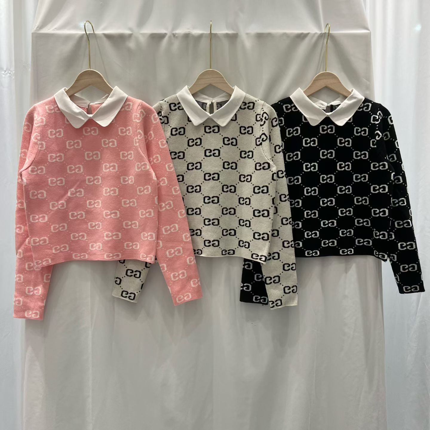 NO:517626,Gucci lapel long sleeves, gucci, alexander wang19860909古驰翻领长袖元,,gucci,alexander wang,Women's clothing