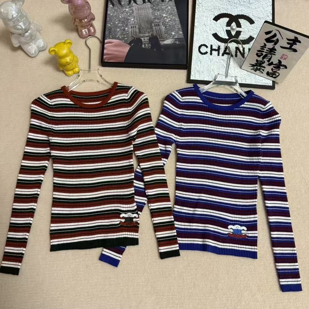 NO:517628,.Celin striped long-sleeved jin, celine, alexander wang19860909.赛琳条纹长袖元,,celine,alexander wang,Women's clothing