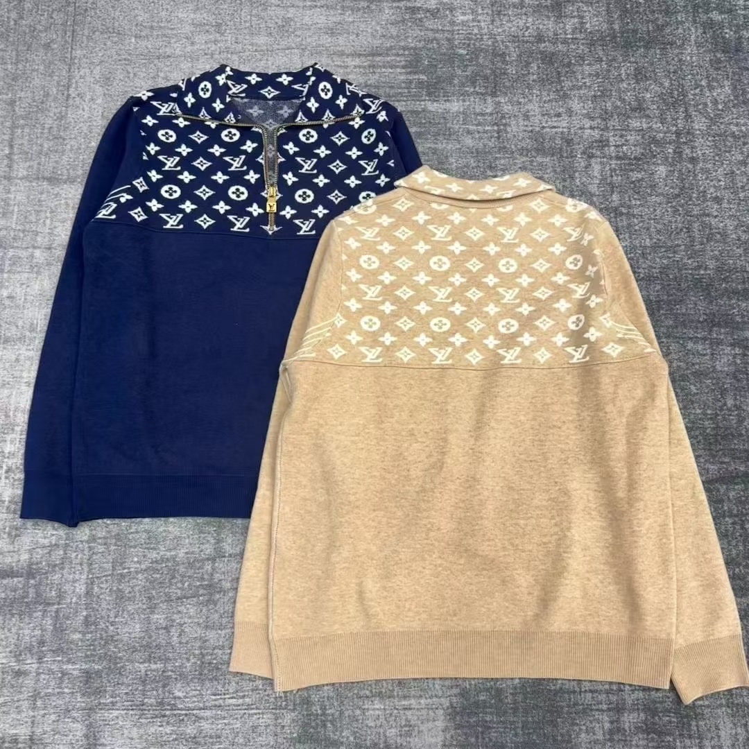 NO:590293,LV half-zip open chest long sleeves, louis vuitton, alexander wang19860909LV半拉链开胸长袖,,louis vuitton,alexander wang,Women's clothing