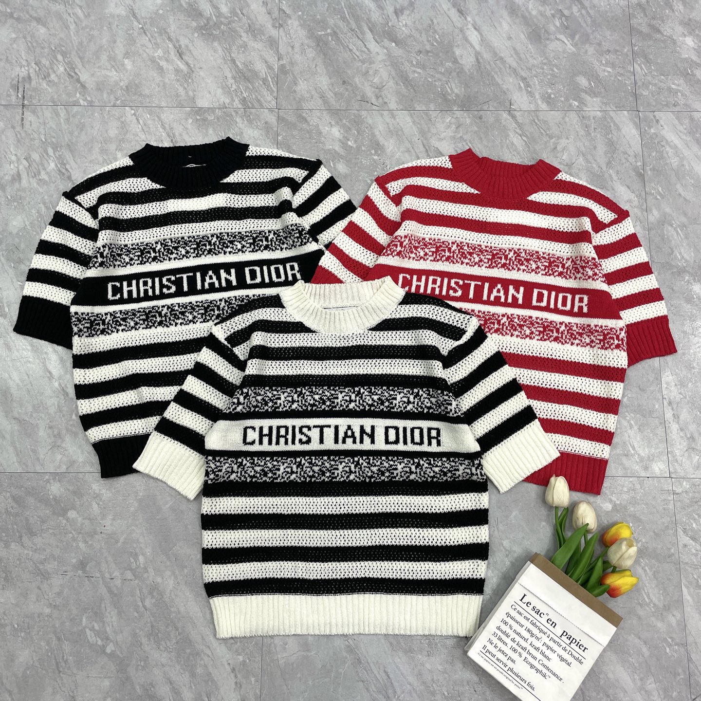 NO:694775,Dior striped short-sleeved, dior, T-shirt,19860909迪奥条纹短袖,,dior,T-shirt,,Women's clothing