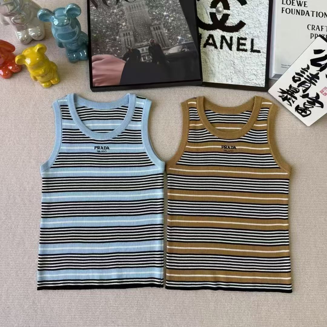 NO:751131,Prada striped vest,,prada,19860909普拉达条纹背心,,prada,,Women's clothing