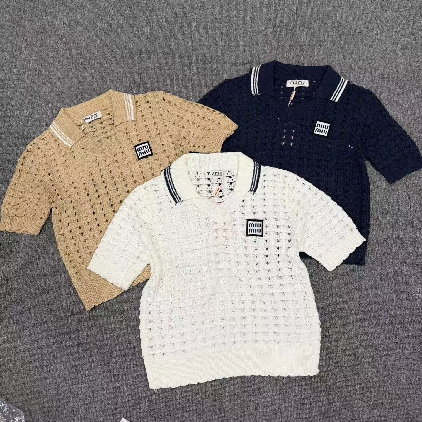 NO:790529,Miu Miu short-sleeved, T-shirt,19860909缪缪短袖,,T-shirt,,Women's clothing